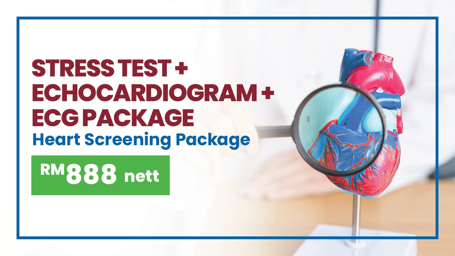 Stress Test, Echocardiogram and ECG – Heart Screening Package